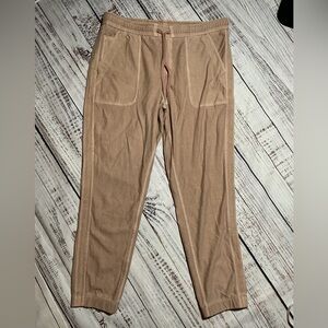 Athleta Farallon Jogger pants in a mocha latte color. Size 10.